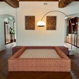 Cinna vintage 70s bed and bedside table set