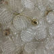 Large Murano Glass Flower Flush Mount Ceiling Light Attributed to Segu