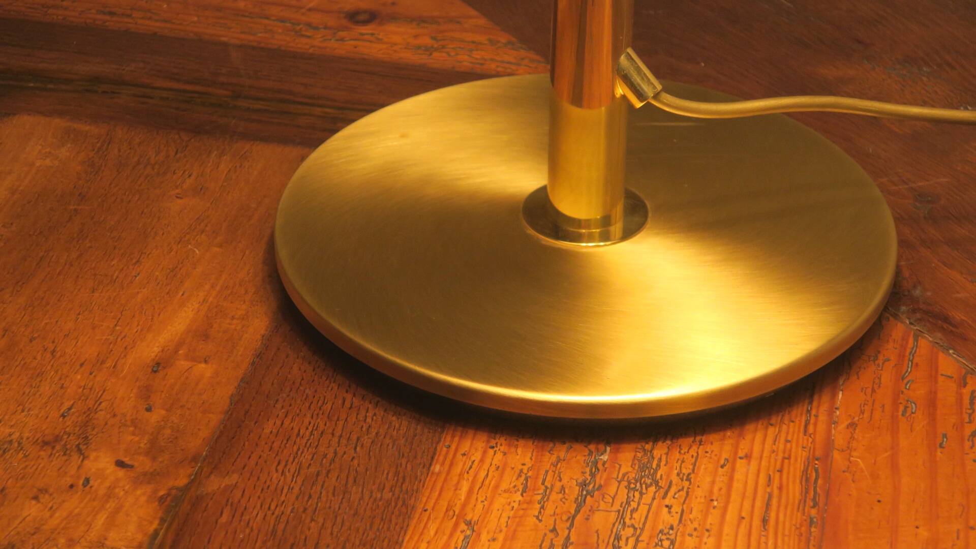 Italian multi-adjustable brass table lamp by Relux Milano, 1970s