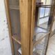 19th-century English pine display cabinet