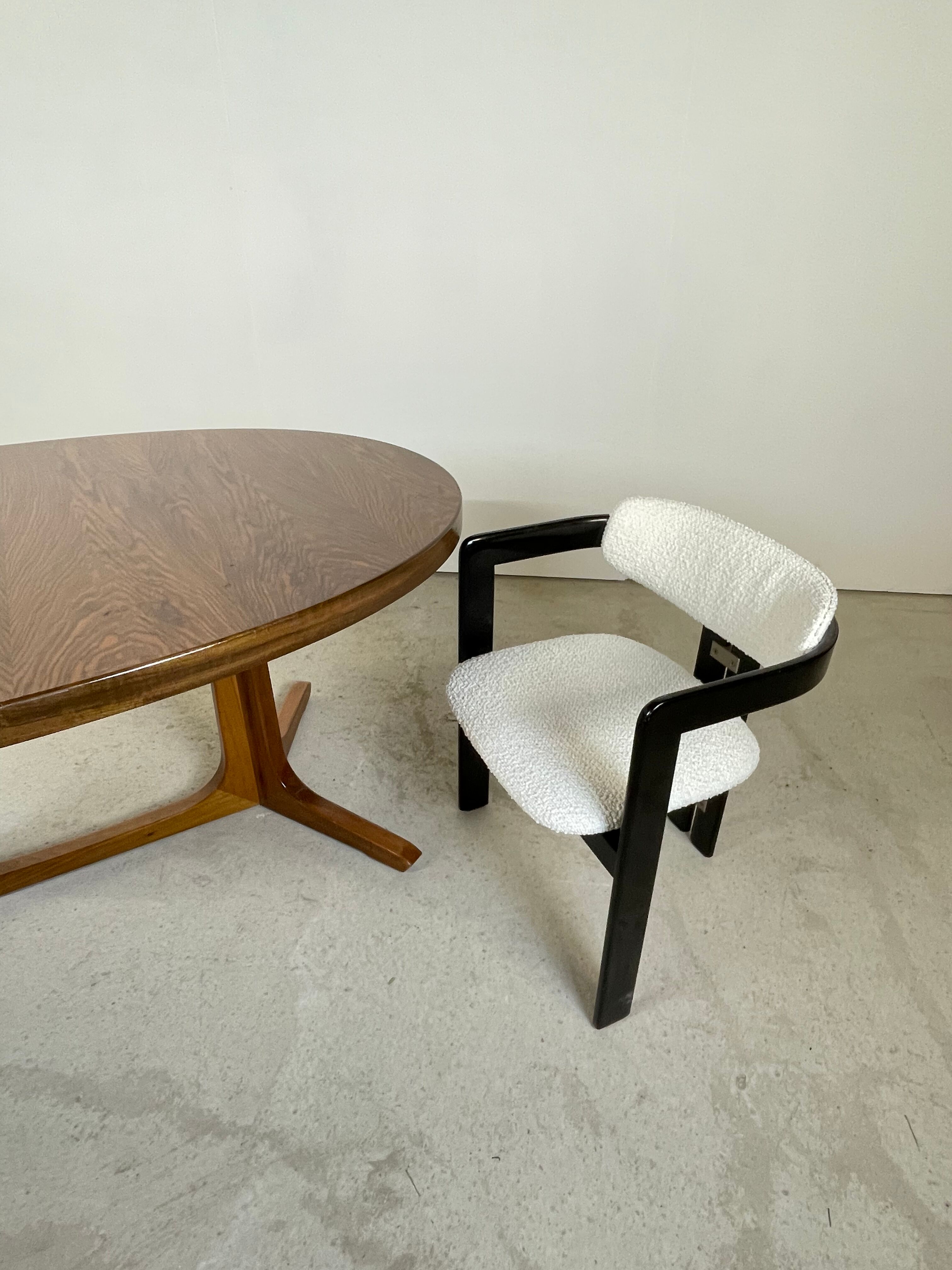 Large rosewood baumann table