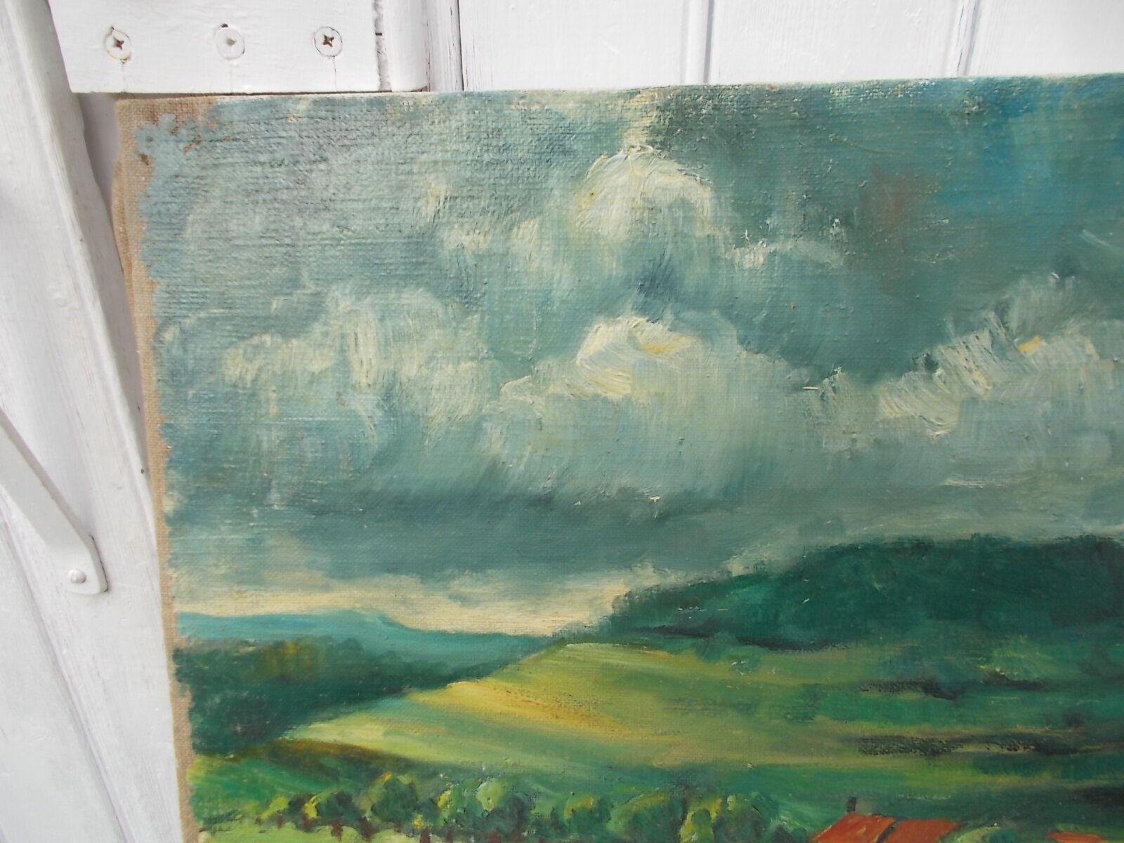 Oil painting on canvas pre 46 X 55.5