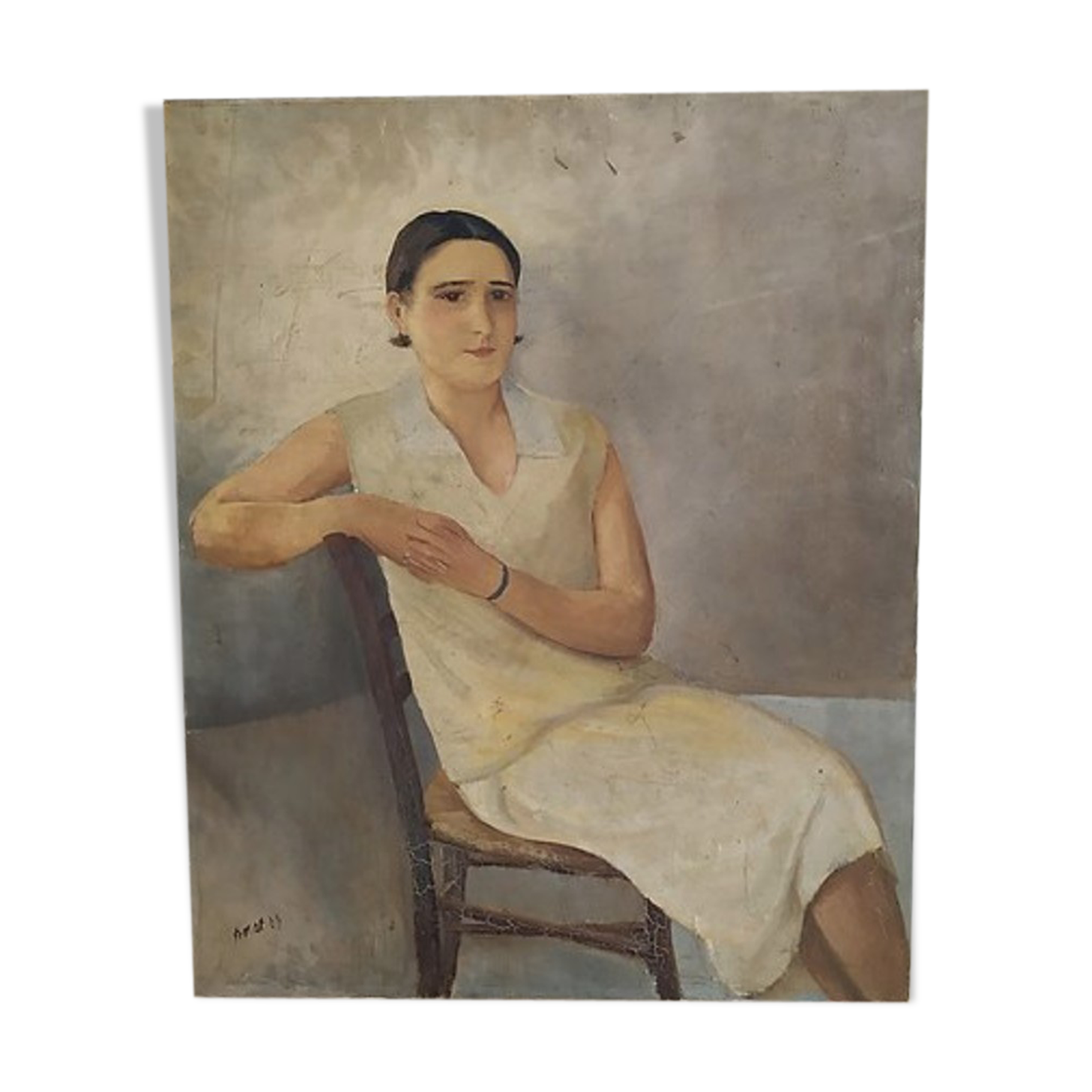 Woman oil portrait 20/30 years