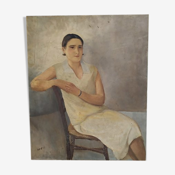 Woman oil portrait 20/30 years