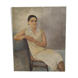 Woman oil portrait 20/30 years