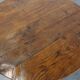 Round, folding antique 18th-century French wine/country table