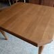 Renovated Art Deco table with 3 extensions.