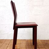 Vintage leather dining chair