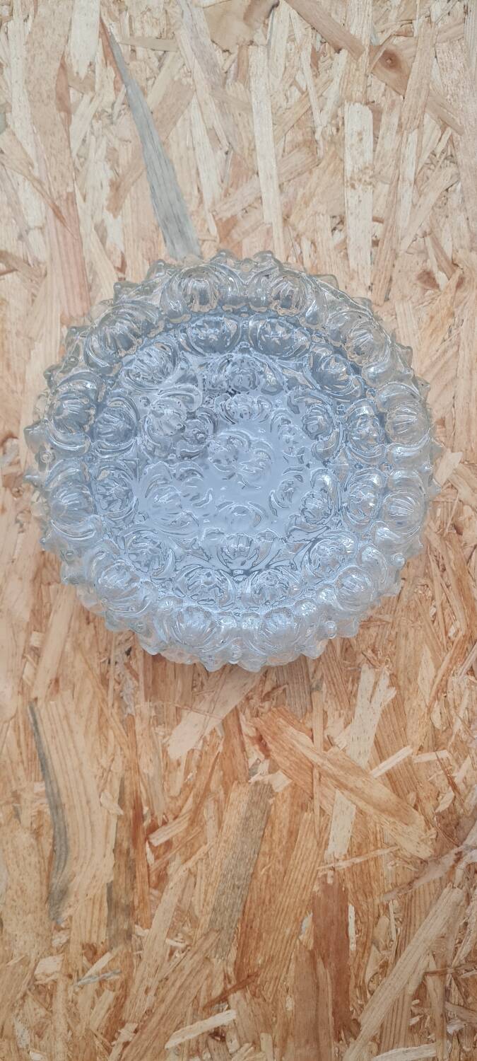 Chiseled glass ceiling light