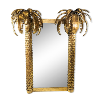 Mirror palm large format metal gold 125x180cm