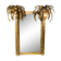 Mirror palm large format metal gold 125x180cm