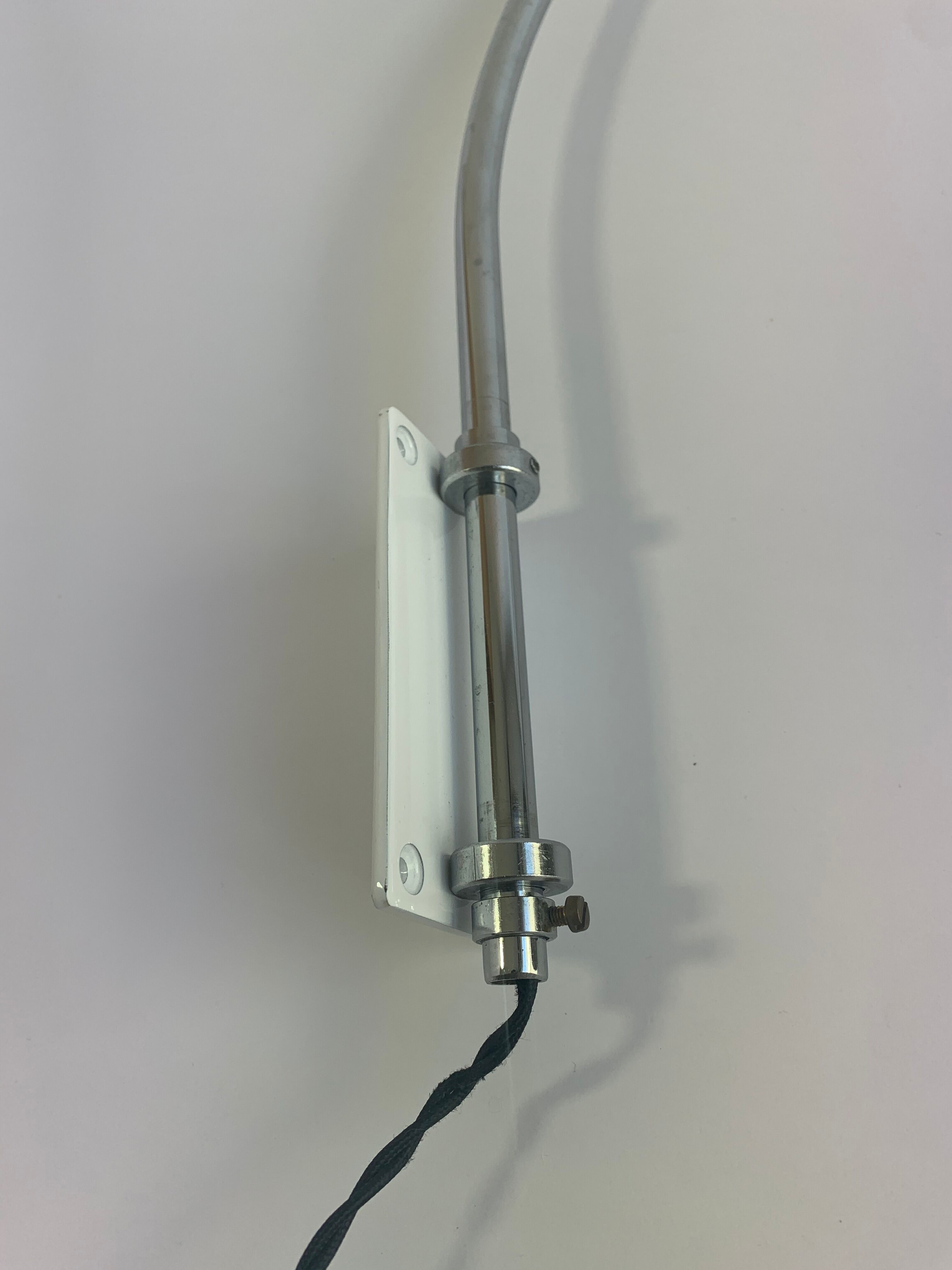 Space Age chrome wall light, 1970s