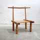 Antique Brutalist African Chair