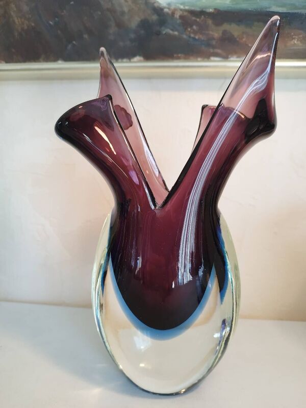 Vase Sommerso Murano Italie