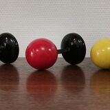 Hooks/coat rack colorful ball from the 50s