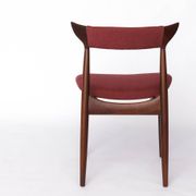 Vintage Cow Horn Chair – 1960s/1970s Danish Teak Dining or Desk Chair, Bord