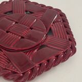 Woven ceramic trivet
