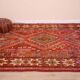 Vintage Moroccan Wool Rug 214 x 325 cm, Berber Handmade Rug Unique