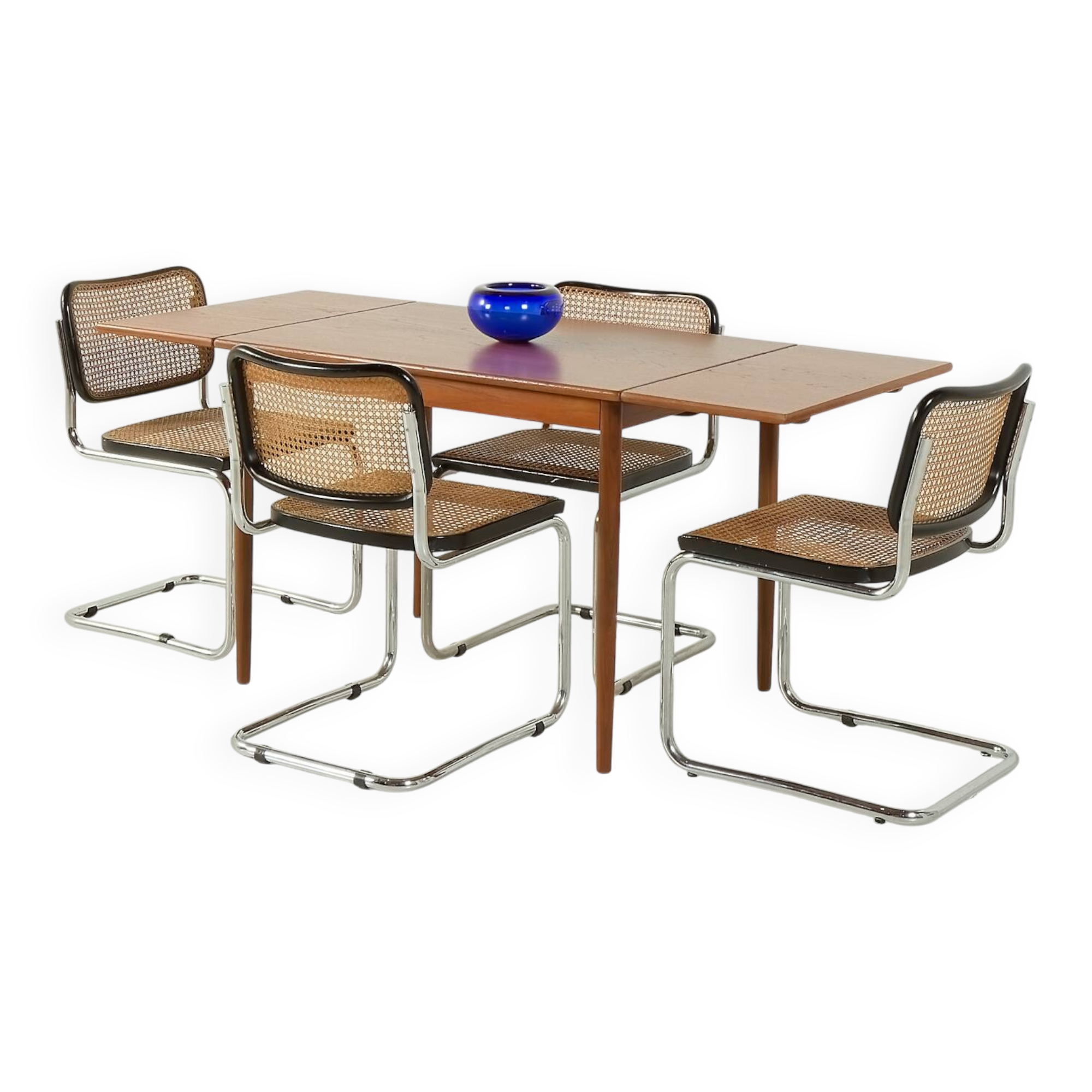 Small Danish teak drop leaf table, 1960s