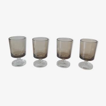 Set of 4 vintage liquor glasses