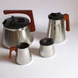 Tea and Coffee set by Axel Enthoven for Demeyere Werkhuizen, Belgium, 1971, Set of 4.