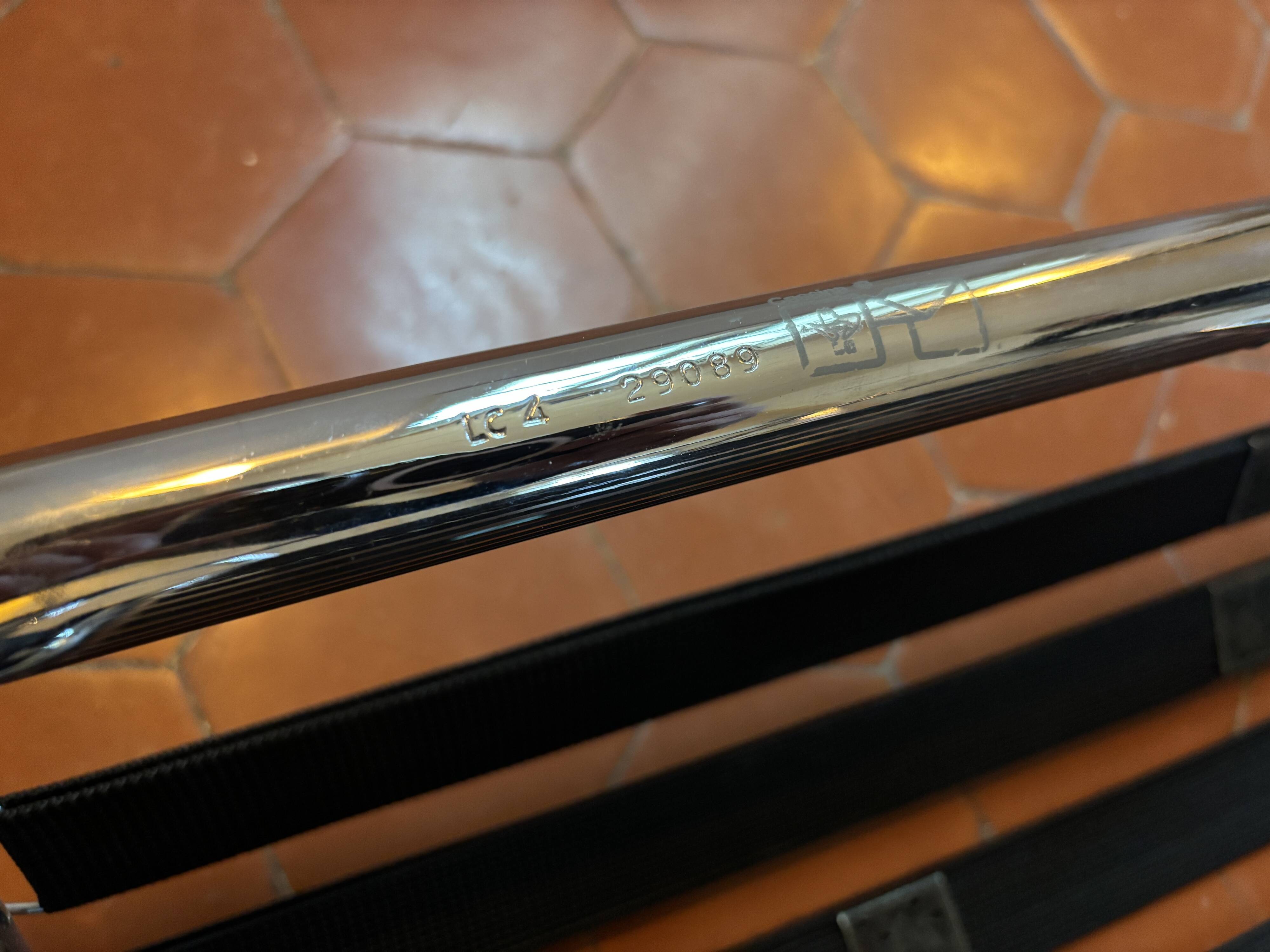 LC4 Chaise Longue Perriand Jeanneret Le Cobusier, cassina edition