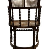 Antique Barley Twist, Rattan Seated Captains Chair easy chair Classic
