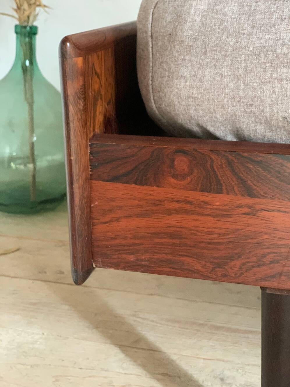 Daybed Scandinavian vintage rosewood sofa bed