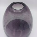 Vintage bubble glass vase