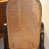 Rocking chair with caning