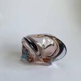 Cendrier Skrdlovice Art Glass, République tchèque, années 1960
