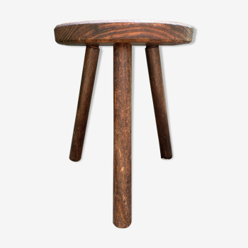 Brutalist tripod farm stool