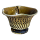 Ceramic planter with vintage scarifications from the 1950s