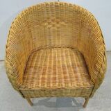 Braided Wicker Chair