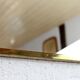 Mirror retroviseaur asymmetrical brass 42x36cm