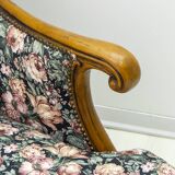 Mid-Century Modern Chippendale Style Walnut Armchair, 1960s