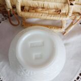 Avon opaline pot, bird decor