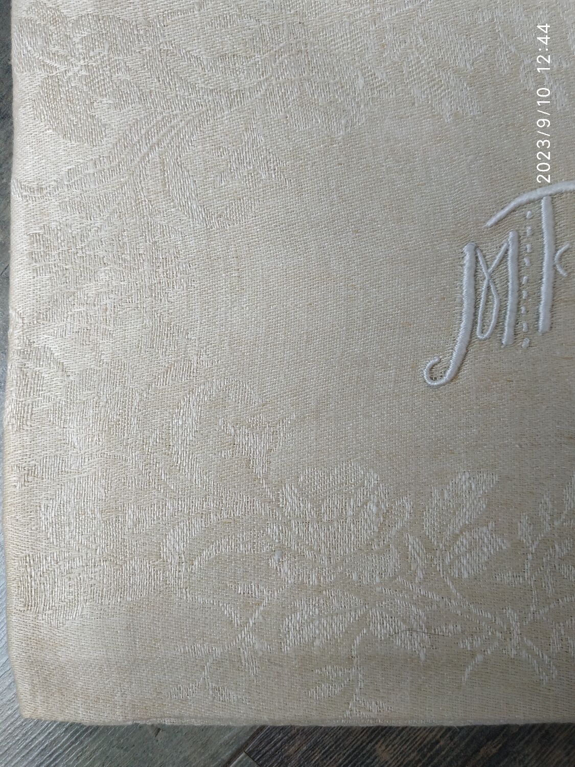 Monogrammed napkins