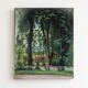 Henri Vergé-Sarrat (1880-1966) – Oil on canvas "Noisy-le-Grand – The Park"
