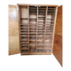 large antique wooden storage unit