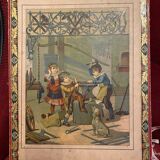 19th century wooden cube set