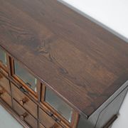 Antique German Oak Haberdashery Shop Cabinet, 1920/30s