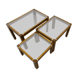 Lot de 3 tables gigogne