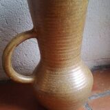 Vintage Digoin stoneware glasses and carafe set