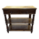 Console d’époque Napoléon III en noyer et placage