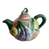 Teapot of vegetable garden in slurry decoration vegetables