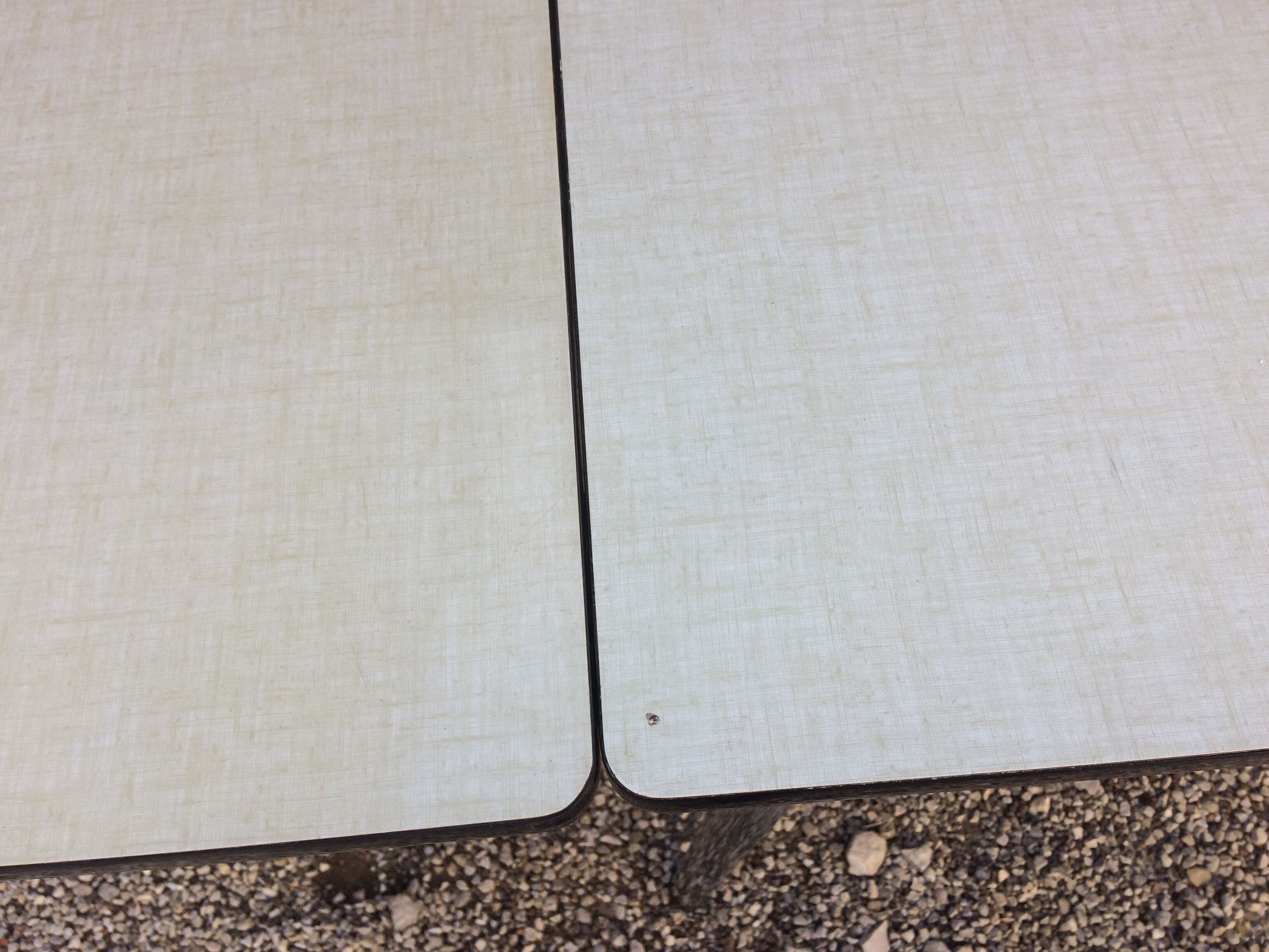 Lengthy formica table