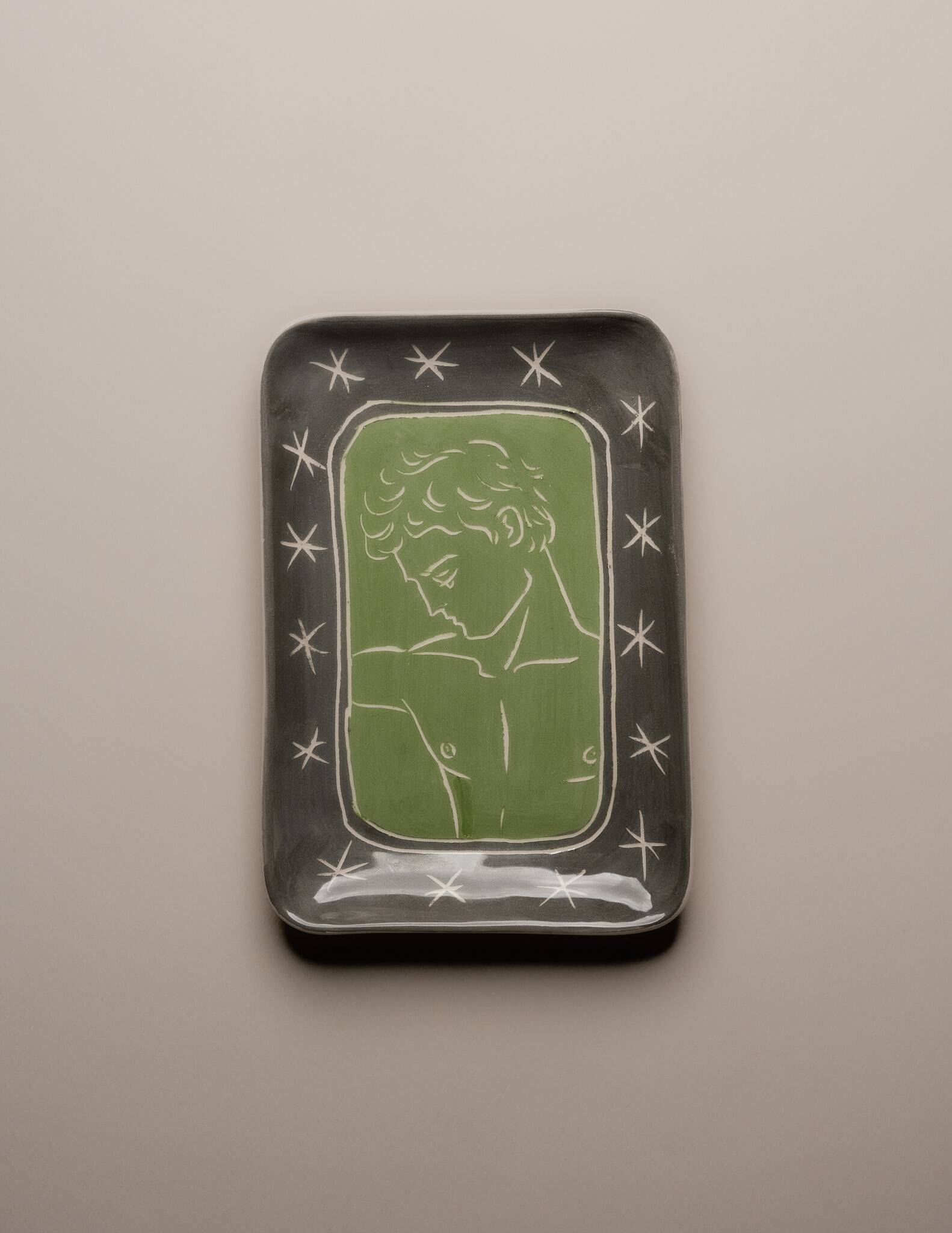 Green ceramic pocket emptier