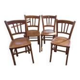 Lot de 4 chaises bistrot Luterma