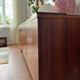 Vintage enfilade Paul Geoffroy 1960 – rosewood – 240 cm – very good condition